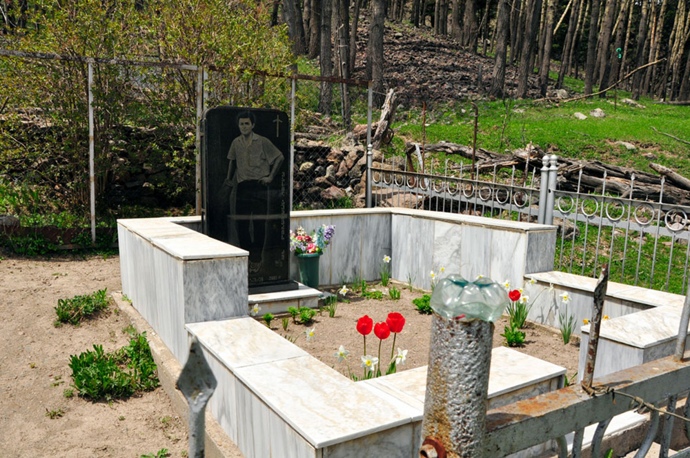 Friedhof Georgien bei Gergeti