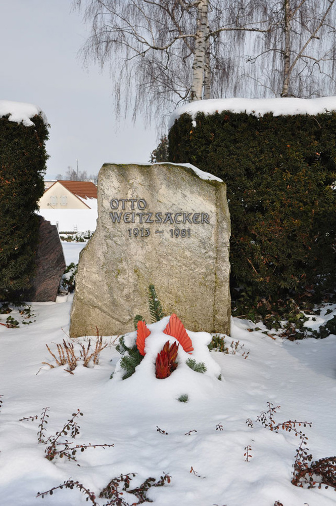 Friedhof im Schnee - Hausen an der Zaber (Landkreis HN)