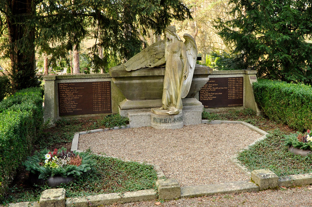Der Heilbronner Hauptfriedhof im Frühling