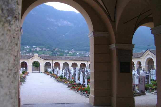 Friedhof in Kaltern, Südtirol