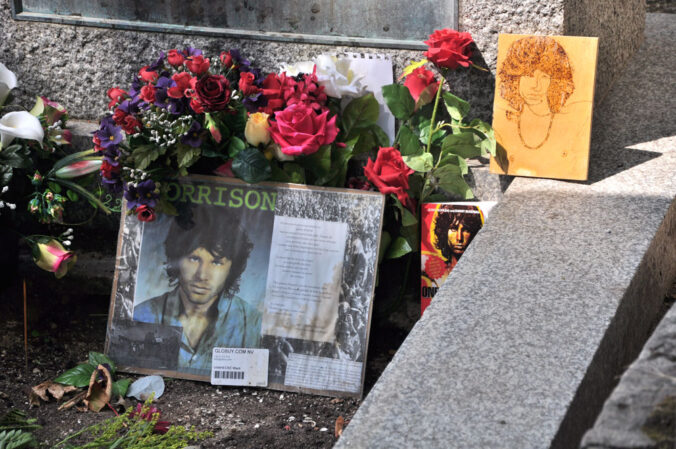 Friedhof Père-Lachaise, Paris, Frankreich, Jim Morrison