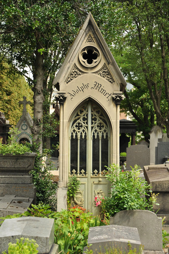 Friedhof Père-Lachaise, Paris, Frankreich, Adolphe Minet