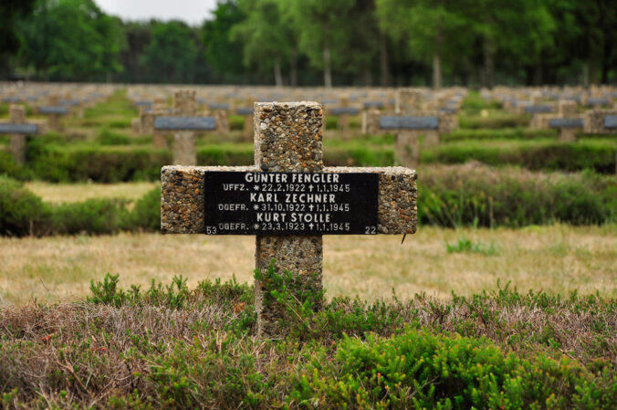 Soldatenfriedhof in Lommel, Belgien