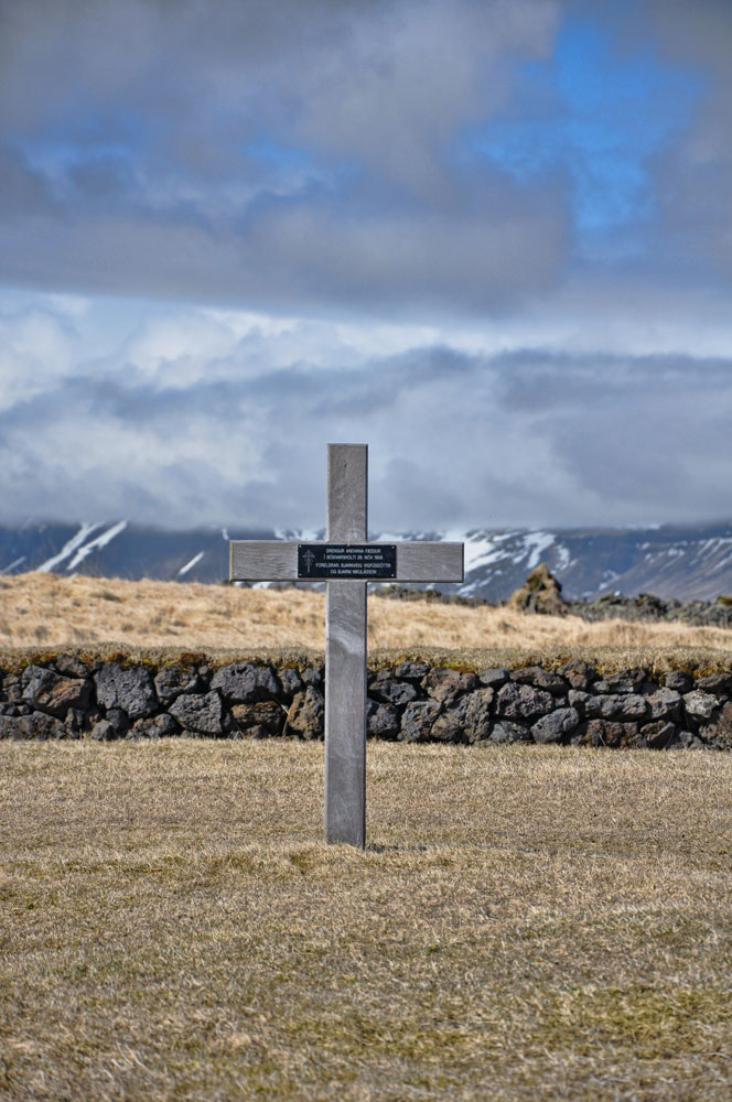 Friedhof am Meer, Island